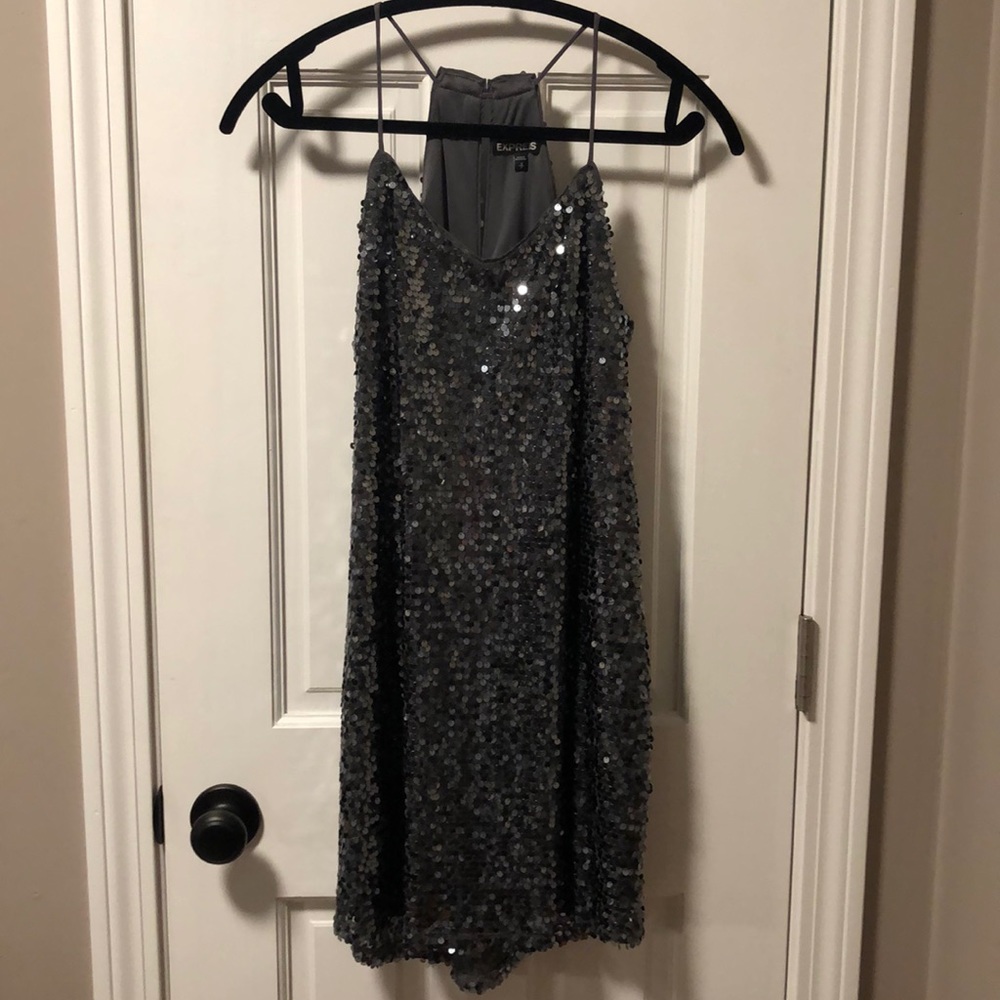 Express sequin dress